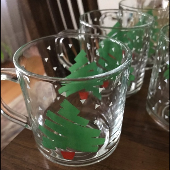 Luminarc Other - CHRISTMAS CUPS -  10 CLEAR GLASS - EXC. COND.